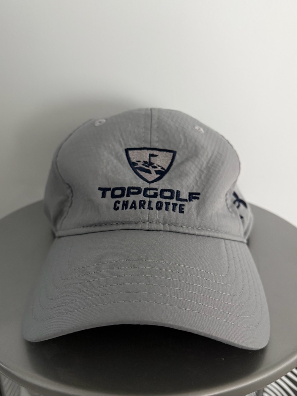 Under Armour gray adjustable TopGolf Charlotte hat